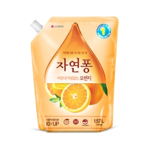  자연퐁 비린내 걱정없는 오렌지 리필 1.57L(1.6kg)[1개]
