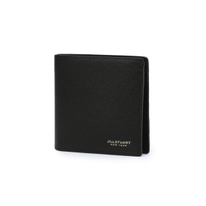 질스튜어트 악세서리 남성 블랙 단색 소가죽 중지갑 JUWA3F227BK