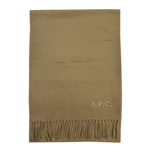 아페쎄 시그니처 로고 자수 울 머플러 WOAFE M15171 CAB