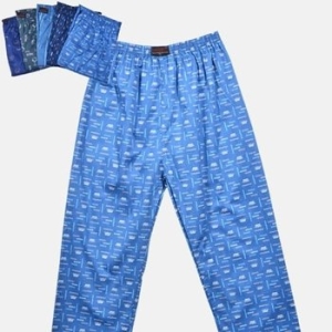 오너클랜 부드러운 고급 특면 남성 9부 홈웨어 파자마 잠옷하의 WC0E2F4