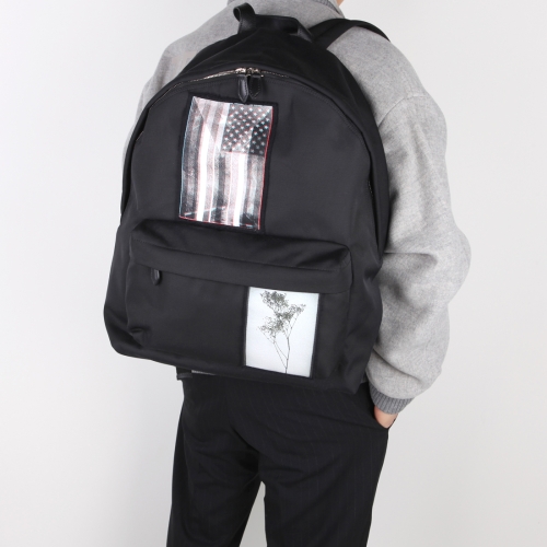 지방시 클로딩캡슐 성조기 멀티패치 백팩 블랙 BJ05763184 001