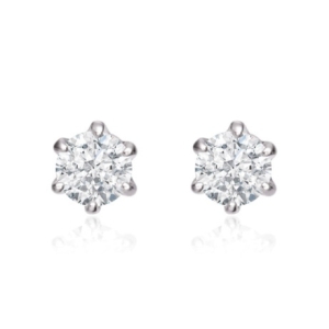 비앤비골드  18K 1부 랩그로운 다이아몬드 데일리 침귀걸이 JNE37871