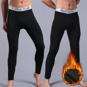 오너클랜 겨울 기모 남자 내의 밴딩 타이즈 쫄쫄이 내복 바지_WB679A8