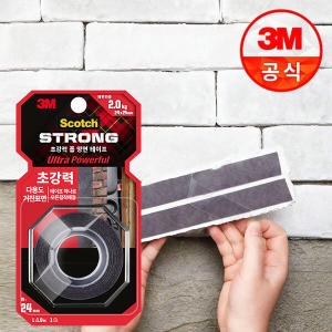 3M 스카치 UPR210 초강력 다용도 거친표면용 폼 양면테이프 24mm x 1m