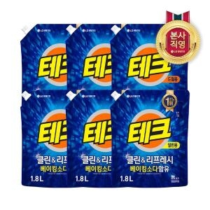  테크 클린 앤 리프레시 일반용 리필 1.8L [6개] 상품이미지