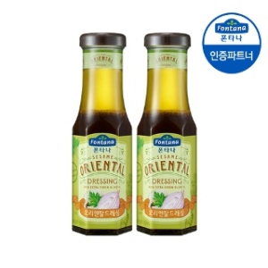 폰타나 드레싱 발사믹 2개+무지방 오리엔탈 2개