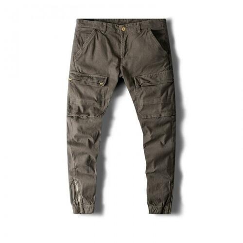 위블앤 위블앤 미국식 클래식 빈티지 데님 우븐 카고바지 캐주얼 6884591