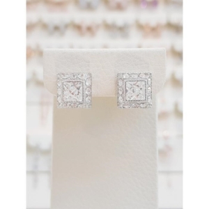 볼라레  10326979- 세이브존0330대여자생일선물버티컬사각팬시커팅오스트리아스톤은침귀걸이LE783