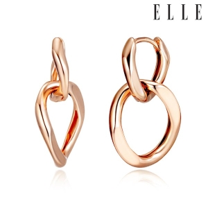 엘르쥬얼리  14K 2way 원터치 귀걸이 gold pin ELGPEE495