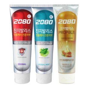 애경 2080 진지발리스 허벌민트 치약 120g