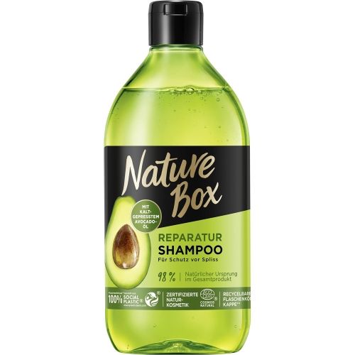 네이처박스 아보카도 오일 리페어 샴푸 385ml
