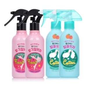 온더바디 온더다비 발각질벗자 풋필링 스프레이 240ml 2개+풋샴푸 자몽 385ml 2개