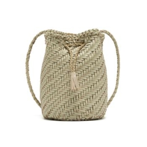 드래곤디퓨전 폼폼 더블 점프 버킷백_8838 (PEARL)