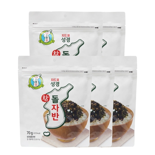 성경식품 지도표성경김 참돌자반 70g