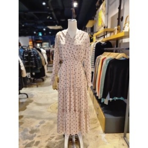 랩 도트 원피스 AN1WOS80