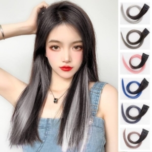 시크릿 투톤 헤어 브릿지 트윙클 붙임 머리 피스 발레아쥬 옴브레 부분 가발