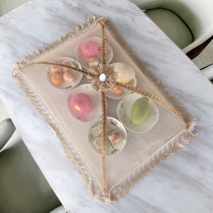 원터치  벌레차단 접이식 밥상보 반찬덮개 푸드커버