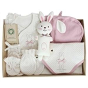 스윗하트 오가닉 핑크래빗 신생아 선물세트