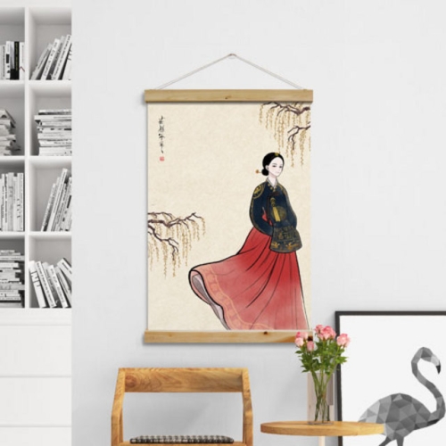 꾸밈  ca342-우드스크롤_60CmX90Cm-미인도2