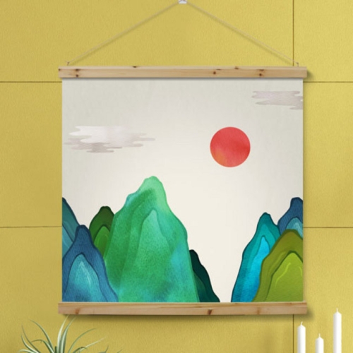 우드스크롤_90CmX90Cm-전통해와달-꾸밈