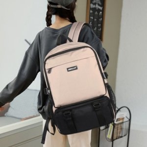 디어백 실용적인 빅포켓 캐주얼 학생백팩_CH6605Y