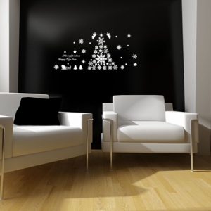 꾸밈 pa145-화이트크리스마스 눈꽃중형