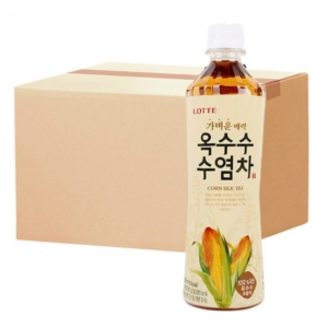 롯데칠성음료 가벼운 매력 옥수수 수염차 500ml 24개