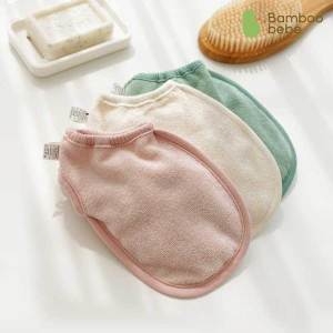 밤부베베 순한대나무 톡톡 버블핸드_양면형 아기목욕장갑