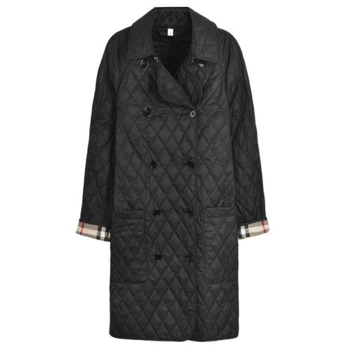 버버리 여성 타이팅 롱 퀼팅 자켓 80530441