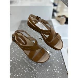 허시파피 여성 발 편한 컴포트 소가죽 스트랩 샌들 3FY741