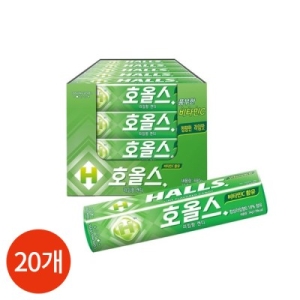 호올스  HALLS 캔디 라임향 27.9g x20개/홀스 사탕