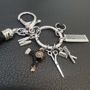 오너클랜 미용키링 가위 드라이어 빗 열쇠고리 W9EB1E9