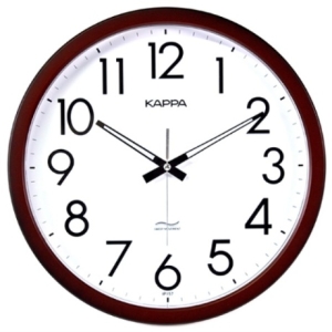 카파시계  157 브라운 지름 36Cm 무소음 인테리어 벽시계