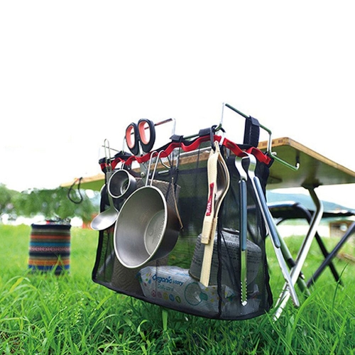 RT  D24 톨른캠퍼 캠핑 테이블 거치형 다용도 수납 네트 W94A0D2