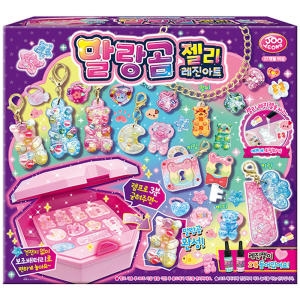 말랑곰 젤리 레진아트 키링 팔찌 만들기