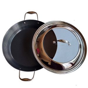 블랙큐브 쿡셀 통3중 IH 더블코팅 레드 파에야팬