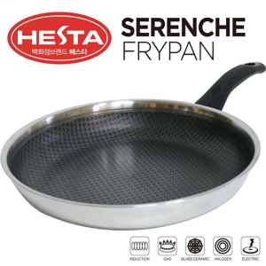 헤스타  세렌체 통3중 스텐레스 인덕션 프라이팬 26cm 금속 조리도구 및 모든 전열기구
