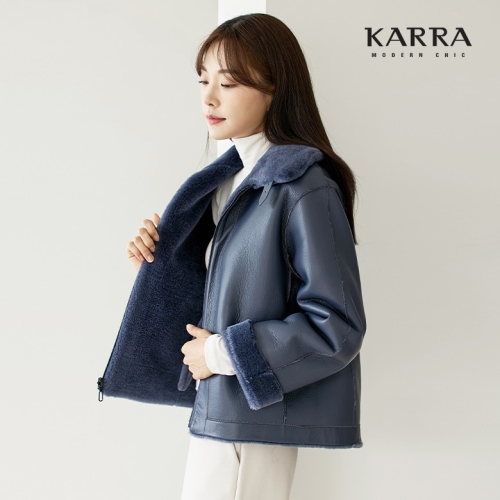 카라 KARRA 플랫리얼양모리버시블자켓_KK3W 001M