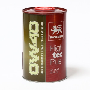 울버  하이텍 플러스 엔진오일 0W40 1리터 Wolver high Tec Plus 0W40 1L