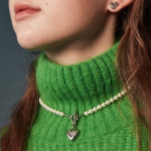 빈티지헐리우드  Love Lock Pearl Necklace_VH2279NE006B