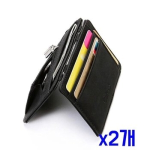 오너클랜 초슬림 다용도 마술 카드 수납지갑 x2개 카드지갑선물 WC317F4