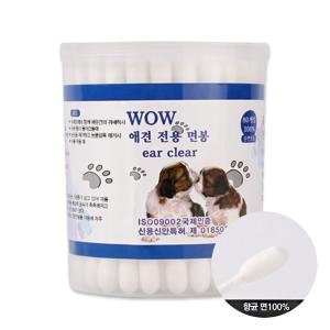 와우 WOW 애견전용 면봉 80p