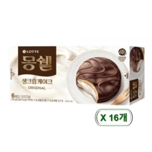 롯데제과  몽쉘 생크림 케이크 오리지널 204g