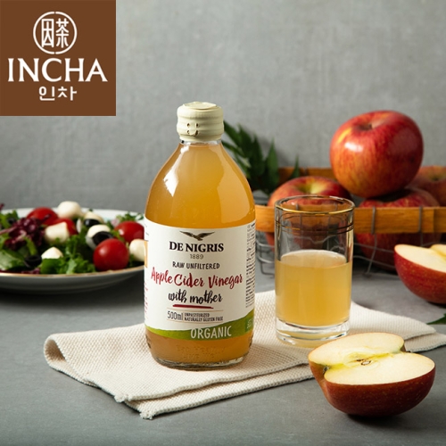 인차 유기농 발효 사과초모식초 애플사이다 비니거 비네거 500ml