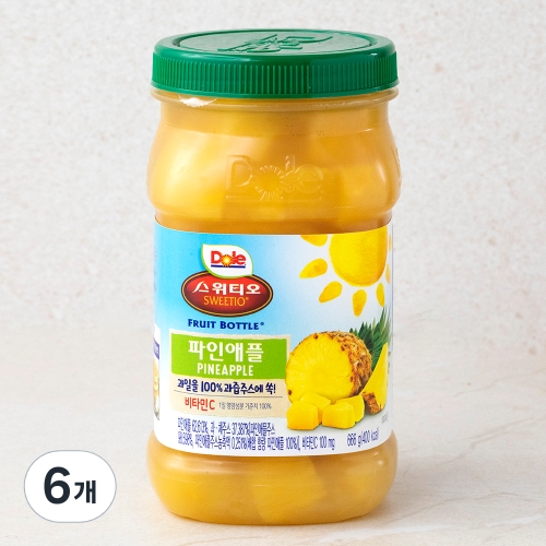 돌(Dole) Dole 후룻바틀 파인애플 666g 6개