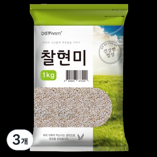 건강한밥상 국산 찰현미 1kg