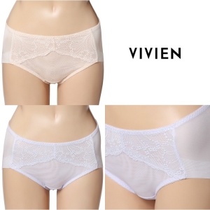 비비안 밑위가 높아 편한 여성 햄팬티_BP6765P