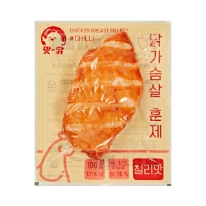 푸드원  냉동 훈제 닭가슴살 칠리맛 100g