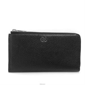 구찌 GG 로고 장지갑 공용블랙 574745 A7M0N 1000