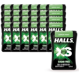 호올스  XS 레몬민트향 캔디 15g x24개 / 입냄새제거